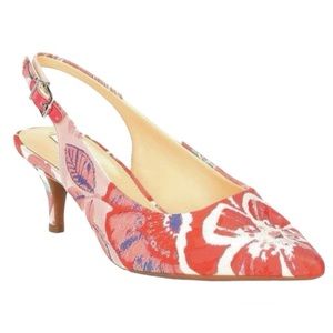 Alex Marie Oskara Women’s Coral Multi Slingback Heel